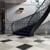 Ionic Marble LM30, Corinthian Marble en Doric Marble vloeren onderaan een wenteltrap